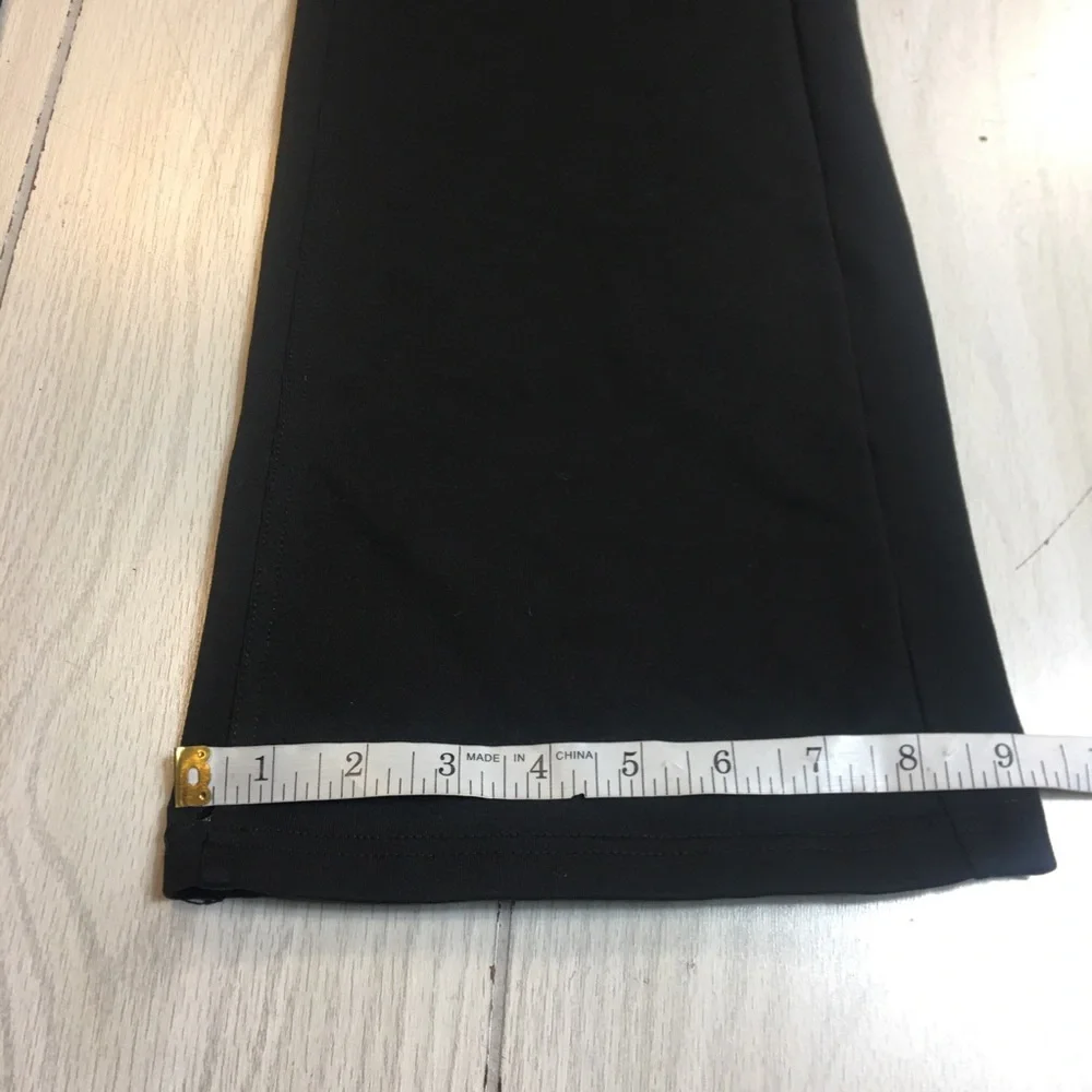 The North Face Black Low Rise Yoga Flare Pants Wide Leg Women Small Leggings - Picture 9 of 9